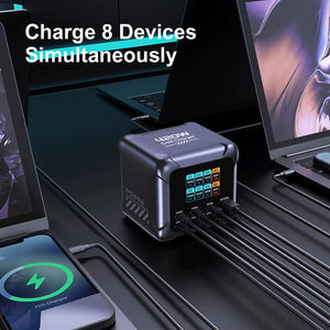 Yola Pods Ubigbuy 420W GaN USB-C Desktop Charger
